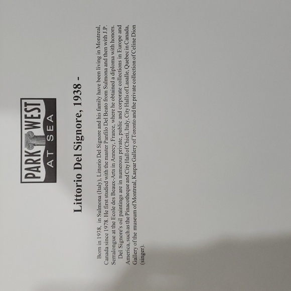 Winter scene, serigraph signed Art - Picture 4 of 6